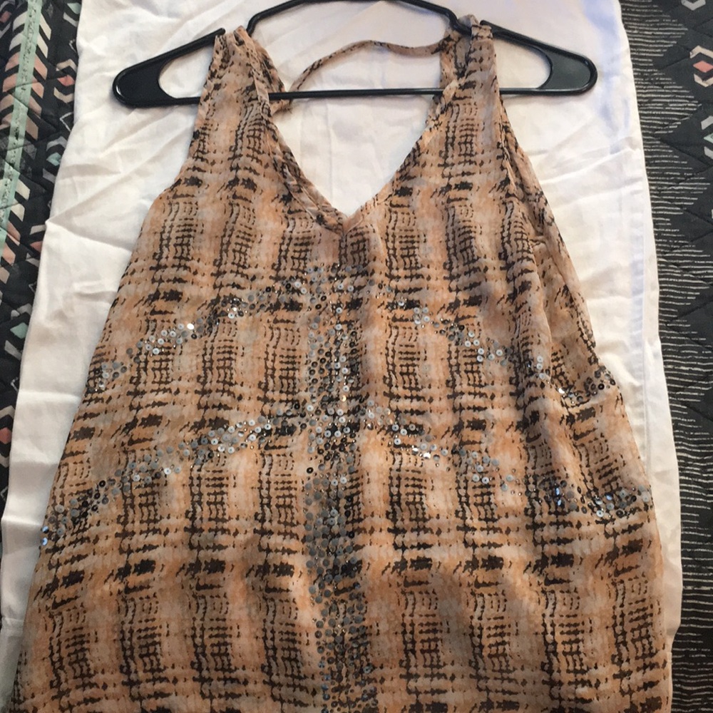 Snake skin pattern blouse